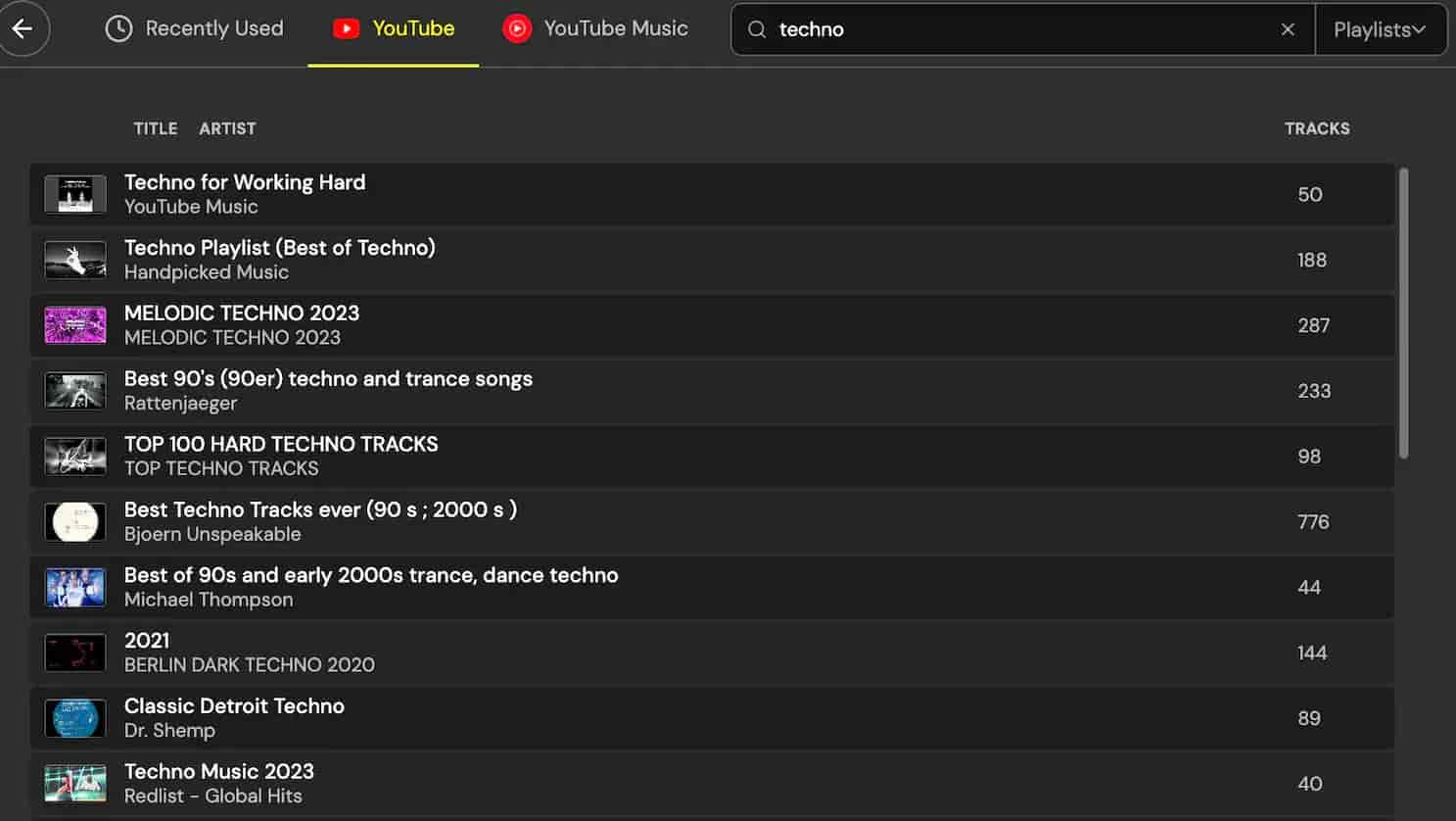 choosing songs for a party playlist dj studio 