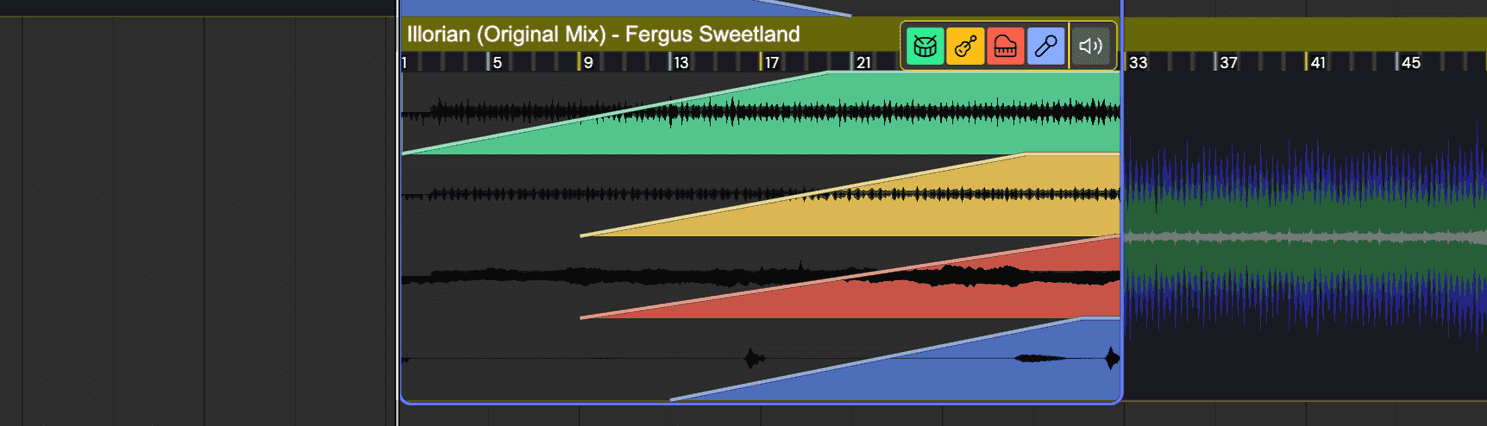 Stem Separation in DJ studio