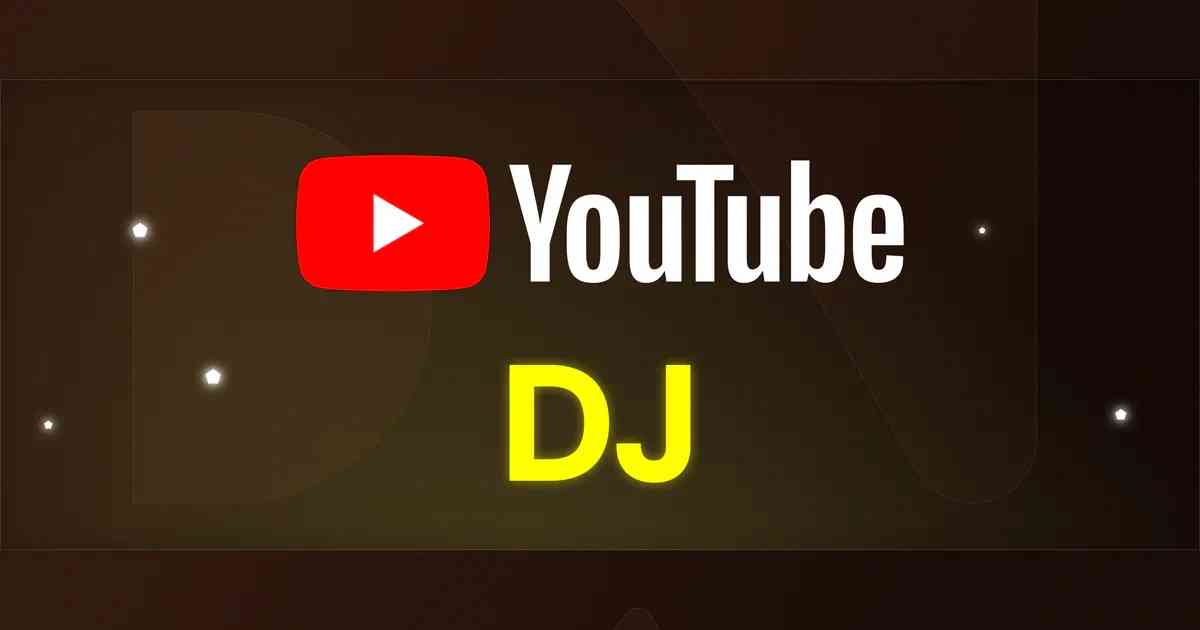 dj with youtube