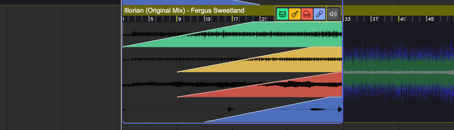 Stem Separation in DJ studio