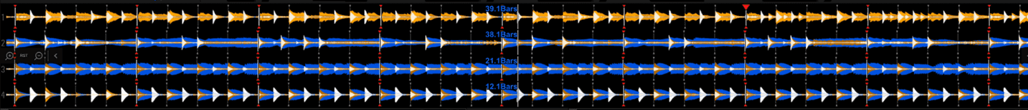 rekordbox waveform