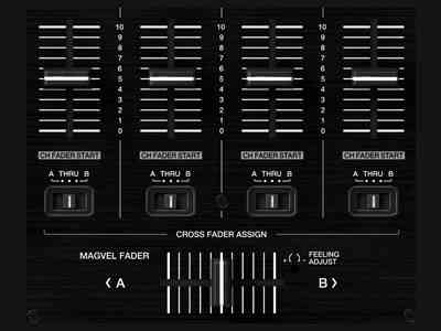 Gain Controls - Crossfaders and Channel Faders