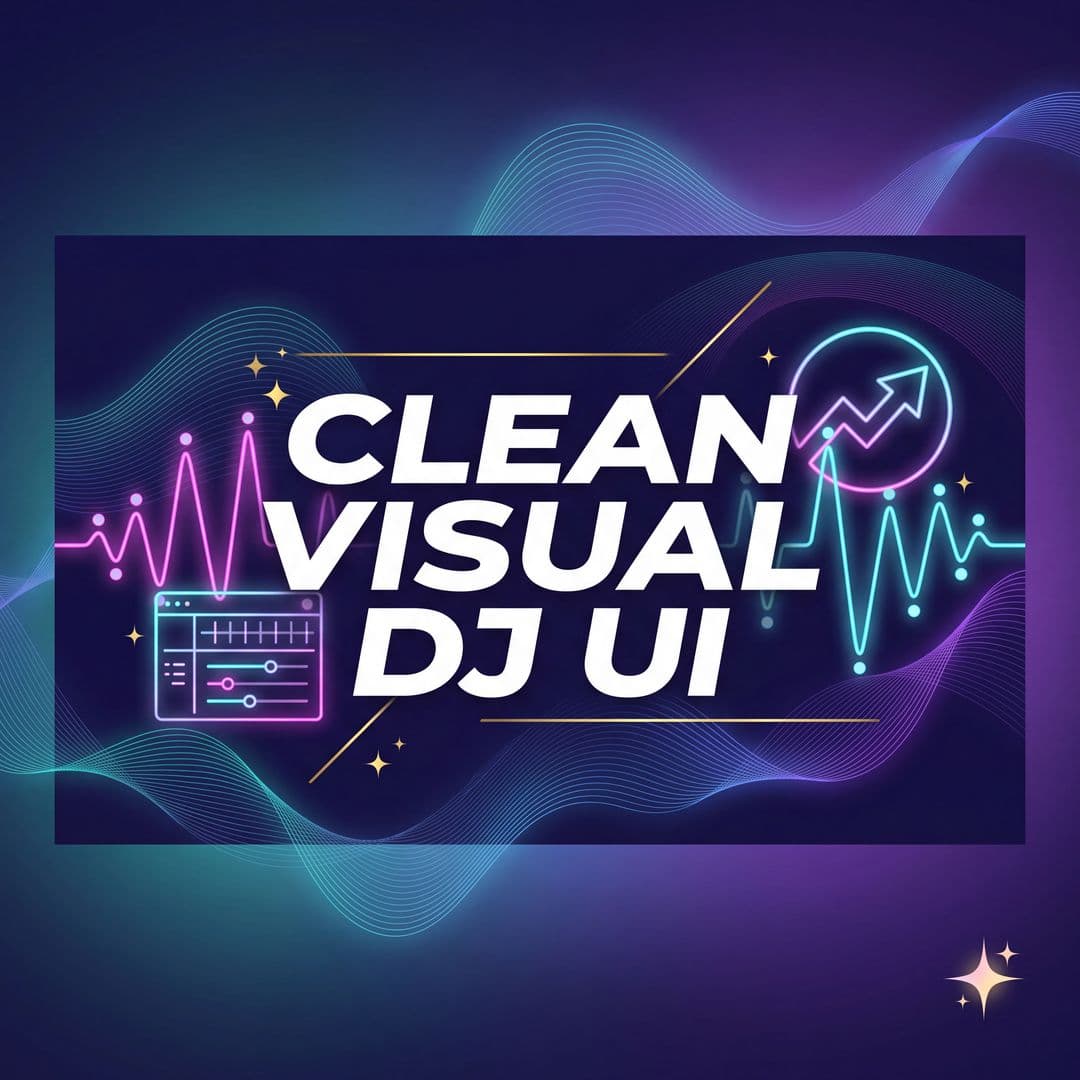 Clean Visual DJ UI