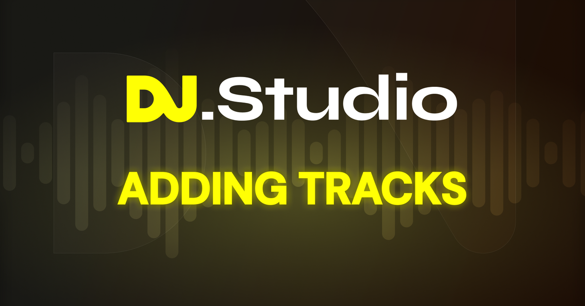 Adding tracks