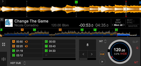 DJ software cue points 